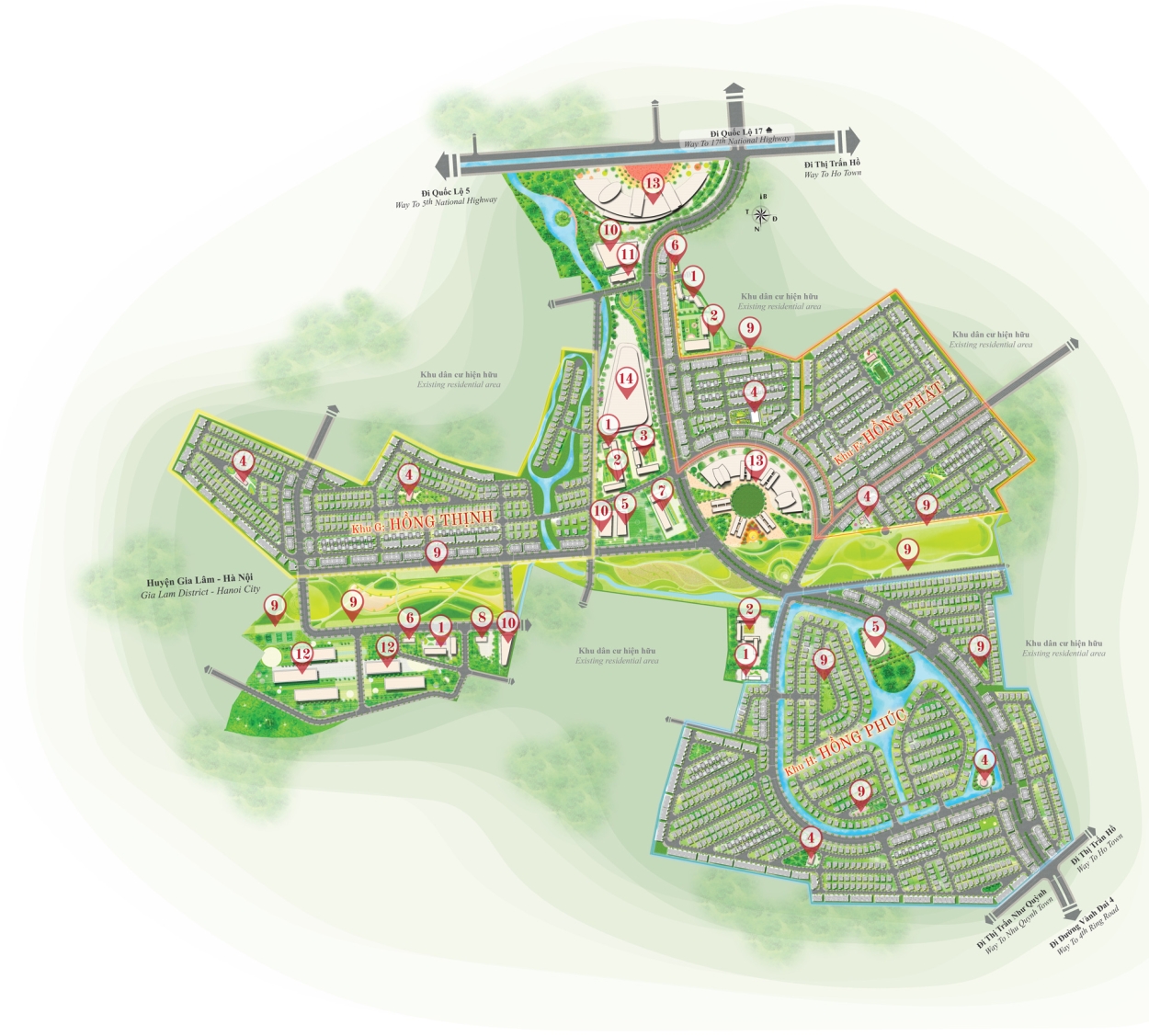 Hồng Hạc City Hệ thống tiện ích All-in-one tại Hồng Hạc City